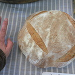 ソーケシュ製パン×トモエコーヒー - 大きなパンですね（笑）