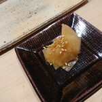 すし宮川 - 大根の漬け物