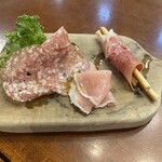 長濱浪漫ビール - 生ハムの盛り合わせ　968円