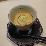 すし宮川 - 道産松茸の茶碗蒸し