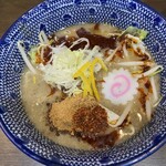 麺や 旅風車 - 濃厚野菜辛つけ麺のつけ汁