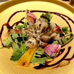 銀座 焼 新潟屋 - サラダ