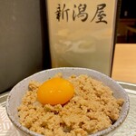 銀座 焼 新潟屋 - 食事 自家製そぼろ丼