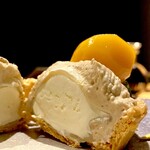 銀座 焼 新潟屋 - 甘味 季節のモンブラン