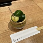 餃子歩兵 - 壺きゅうり 380円
