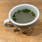 餃子歩兵 - 鬼しじみのエスプレッソ 380円　下に大きなしじみが