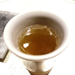 銀座 焼 新潟屋 - 鶏と牛テールのスープ