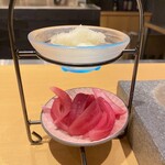 銀座 焼 新潟屋 - ピクルス