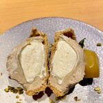 銀座 焼 新潟屋 - 甘味 季節のモンブラン