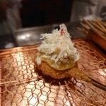 串かつ あーぼん - 蟹&里芋の串カツ❤️( *´艸｀)♡