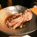 炭火焼肉 あもん - 焼しゃぶ（神戸牛サーロイン）：ポン酢でサッパリと・・・旨い