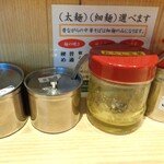 麺屋辰巳 - 調味料