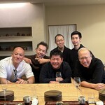 すし処 ひさ田 - 素晴らしき料理人の皆様と久田親方30周年お祝い☆