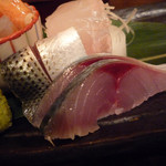 魚菜 由良 - 向付　ズームアップ