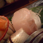 魚菜 由良 - 向付　ズームアップ