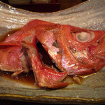 魚菜 由良 - 金目の煮付け　ズームアップ