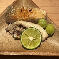 香嵐 - 白甘鯛と舞茸と銀杏