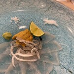 蕎麦割烹  倉田 - 下関産トラフグ、礼文島産  馬糞海胆