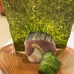 蕎麦割烹  倉田 - 松輪産鯖 押し寿司