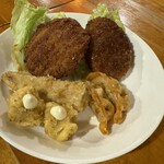 もぐらや - フライ盛り550円