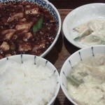 中国菜 オイル - 麻婆豆腐セット９００円