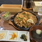 味亭花の家 - 和風カレーパエリア風チャーハン