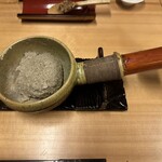 蕎亭 大黒屋 - 手挽きの蕎麦がき(粗挽き)