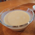とらや工房 - 豆乳汁粉のアップ。