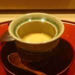 鮨 しみづ - 甘海老の茶碗蒸し