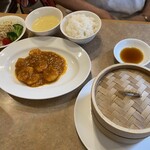 中国料理　桃仙 - エビチリセット