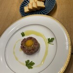 喜なさる - 馬ヒレ肉タルタル②