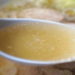 青竹手打ラーメン 日向屋 - スープ