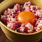 居酒屋 黒電話 - 牛トロTKG