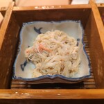 すし 良月 - 毛ガニの蒸し鮨