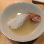 すし 良月 - 毛ガニのしゃぶしゃぶ
