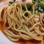 麺家 たけ田 - 麺の感じ