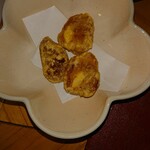 新奈 - あんぽ柿チーズの天ぷら