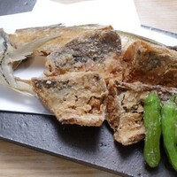 真あじの唐揚げ　ポン酢
