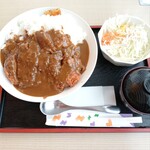 とんかつ ことぶき - カツカレー大盛