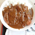 とんかつ ことぶき - カツカレー大盛　ナイスボリューム