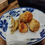 てしま - もう少しなんか…ってことで揚げてもらった♡