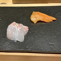 鮨処 やまと - 鮃とアオヤギ