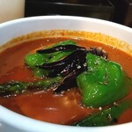 サンライズ - ベジタブルスープカレー。