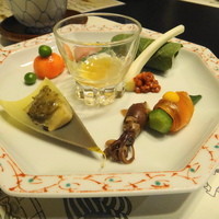 川越 いちのや - 前菜　食べ始めてから撮ってます（＊^^＊