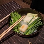 瀬里奈 - しゃぶしゃぶの野菜・その2です。