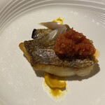 MOON TERRASSE (SHONAI HOTEL SUIDEN TERRASSE) - 庄内産真鯛のポワレ フレッシュトマトソース