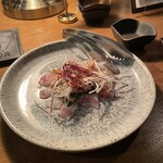ANCHOR - 鯛と牛蒡のカルパッチョ