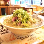 あっぱれ食堂 - チャンポン。ネギがたっぷり。美味しそうでしょ!?