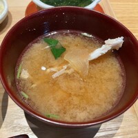 鮨トキドキ串 海老虎 - あら汁