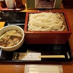 銀座 木屋 - 鴨汁つけうどん。